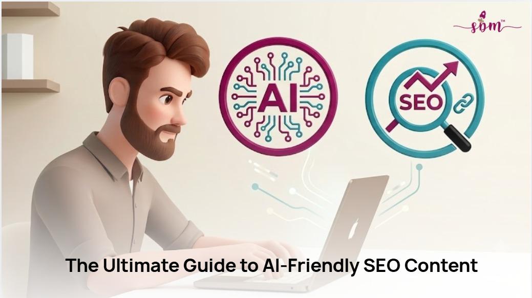 SEO and AI content marketing thumbnail showing techniques for creating blog posts that rank in Google and are referenced by AI assistants. Future-Proof Your Blog for AI